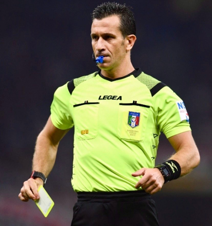 意甲焦点战米兰对阵那不勒斯将由Doveri主裁执法